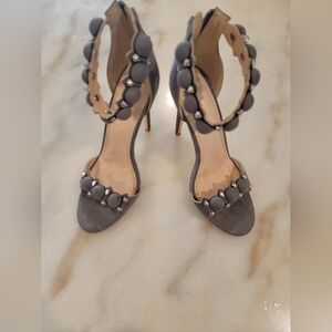 Elegant Grey Women's Sandals